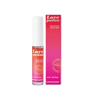 Стимулювальний блиск для губ Love To Love Love Potion - Gloss Sensuel 8 мл