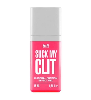 Смоктайзер для клітора Intt Suck My Clit Wild Strawberry (15 мл), полуниця, гель з ефектом посмоктування