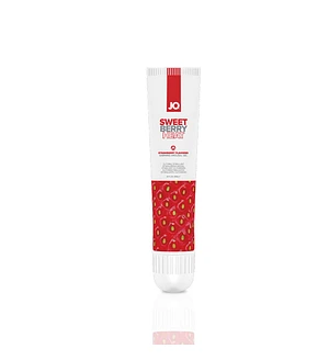 Гель для клітора JO Sweet Berry Heat (10 мл), можна для поцілунків, вібрація з розігрівом