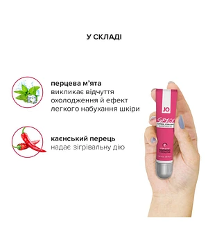 Збуджувальний гель для клітора JO SPICY WARMING (10 мл), розігрівальний