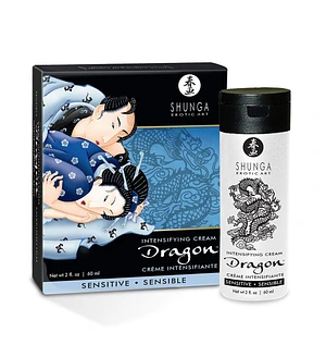 Стимулювальний крем для пар Shunga Dragon Cream SENSITIVE (60 мл) ніжніший ефект