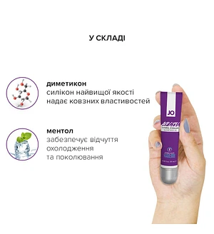 Стимулювальний гель для клітора JO ARCTIC COOLING (10 мл) охолоджувальний