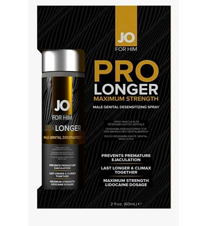 Пролонгувальний спрей JO Prolonger Spray with Lidocaine (60 мл), не містить мінеральних масел
