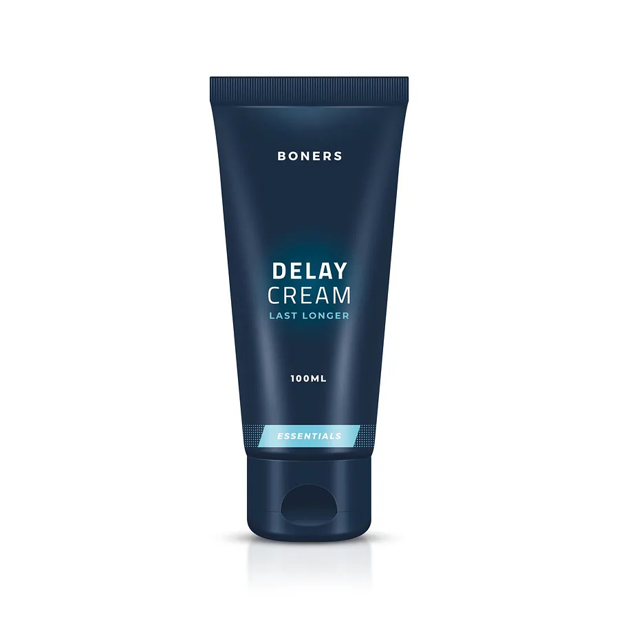 Крем-пролонгатор Boners Delay Cream 100 мл, легкий анестетик лаурет-9 + м’ята