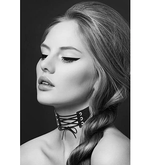 Чокер зі шнурівкою Bijoux Pour Toi - LACET, екошкіра