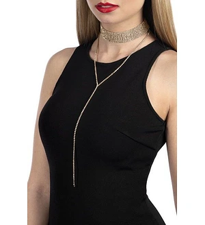 Кольє зі стразами Bijoux Pour Toi - Emma Gold