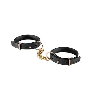 Наручники з екошкіри Bijoux Indiscrets Maze – Thin Handcuffs Black