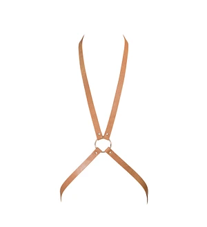 Портупея Bijoux Indiscrets MAZE - 8 Harness Brown, екошкіра