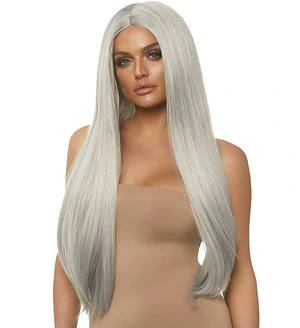 Перука Leg Avenue 33″ Long straight center part wig Grey