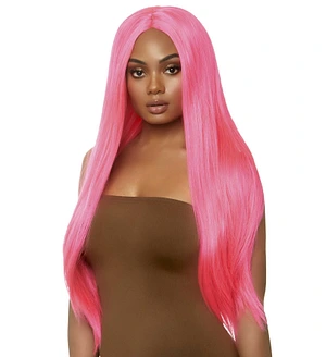 Перука Leg Avenue 33″ Long straight center part wig neon pink