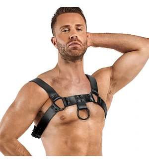 Портупея на плечі Bedroom Fantasies: Bruno Bondage Harness, чорна