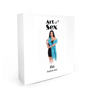 Боа з пір’я Art of Sex, довжина 2 метри, колір блакитний