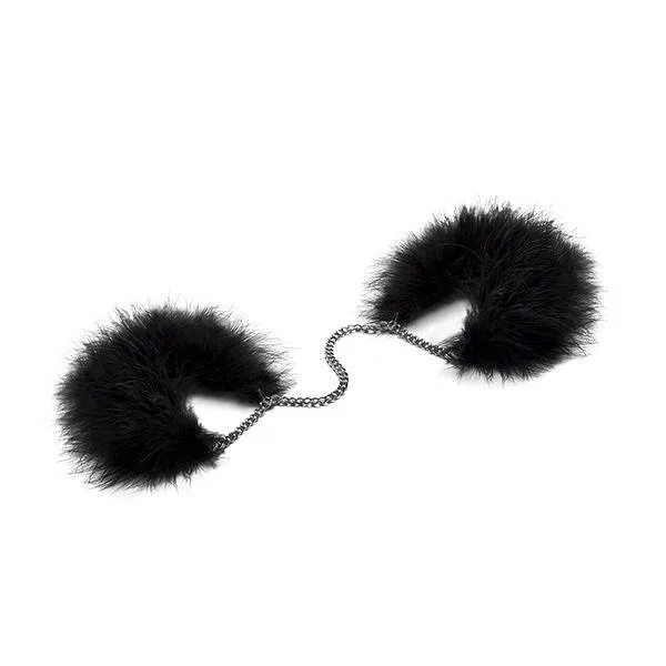 Пухнасті наручники Bijoux Indiscrets Za za zu - feahter handcuffs, пір'яні, подарункове паковання