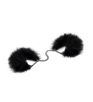 Пухнасті наручники Bijoux Indiscrets Za za zu - feahter handcuffs, пір'яні, подарункове паковання