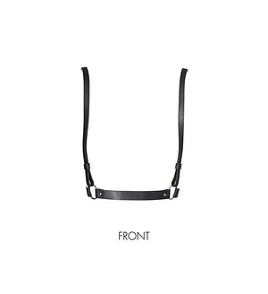 Портупея Bijoux Indiscrets MAZE - X Harness Black, екошкіра