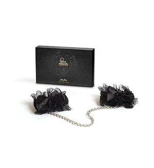 Наручники Bijoux Indiscrets - Frou Frou Organza handcuffs, атлас і органза, подарункове паковання