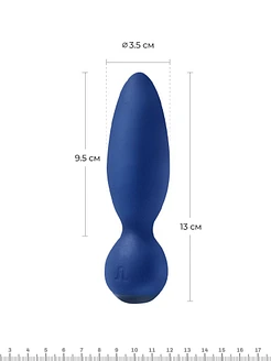 Анальна вібропробка Adrien Lastic Little Rocket макс. діаметр 3,5 см, soft-touch