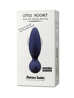 Анальна вібропробка Adrien Lastic Little Rocket макс. діаметр 3,5 см, soft-touch