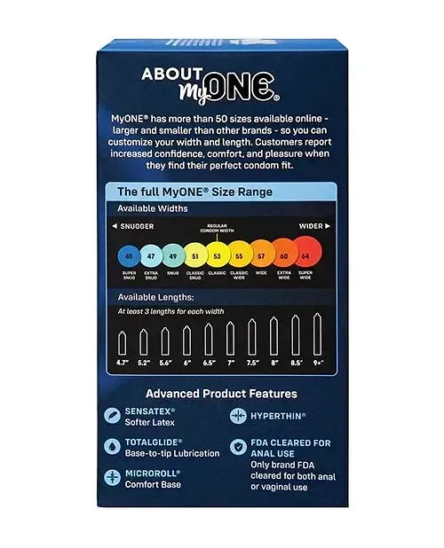 Презервативи MyONE Super Snug 10 шт, картонна коробка