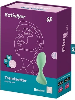 Анальна смарт-пробка з вібрацією Satisfyer Trendsetter