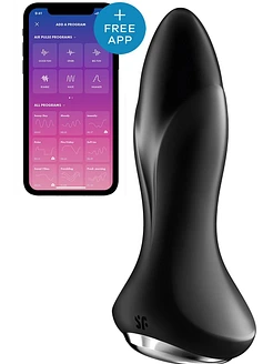 Анальна смарт-вібропробка із перлинним масажем Satisfyer Rotator Plug 1+