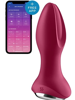 Анальна смарт-вібропробка із перлинним масажем Satisfyer Rotator Plug 2+