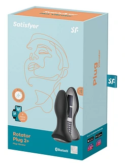 Анальна смарт-вібропробка із перлинним масажем Satisfyer Rotator Plug 2+