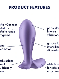 Анальна смарт-пробка з вібрацією Satisfyer Intensity Plug