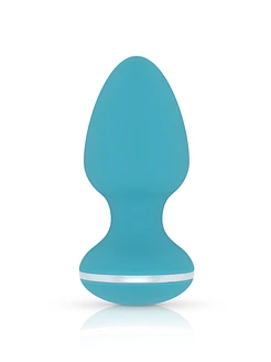 Анальна вібропробка Cala Azul – Blanca Vibrating anal plug, 10 режимів