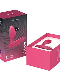 Анальна смарт-вібропробка We-Vibe Ditto+, 10 режимів, пульт ДК