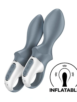 Анальний надувний вібратор Satisfyer Air Pump Booty 1, гнучкий стовбур