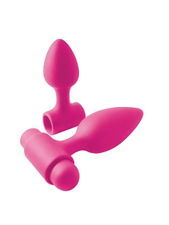 Анальна пробка з вібрацією NS Novelties INYA - Vibe-O-Spades -Pink