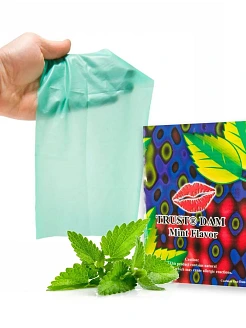 Латексна серветка Latex Dental Dams Mint 1 шт