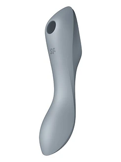 Вакуумний стимулятор з вібрацією Satisfyer Curvy Trinity 3 BlueGrey