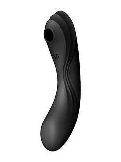Вакуумний стимулятор з вібрацією Satisfyer Curvy Trinity 4 Black