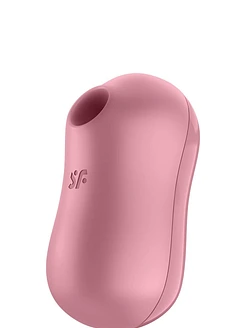 Вакуумний стимулятор із вібрацією Satisfyer Cotton Candy Light Red