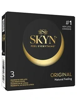 Безлатексні преміум-презервативи SKYN Original 3 шт