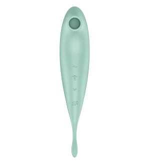 Смарт-вібратор для клітора з вакуумною стимуляцією Satisfyer Twirling Pro+ Mint