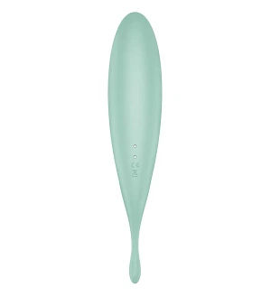 Смарт-вібратор для клітора з вакуумною стимуляцією Satisfyer Twirling Pro+ Mint