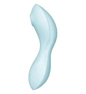 Вакуумний смарт-стимулятор із вібрацією Satisfyer Curvy Trinity 5, керування зі смартфона