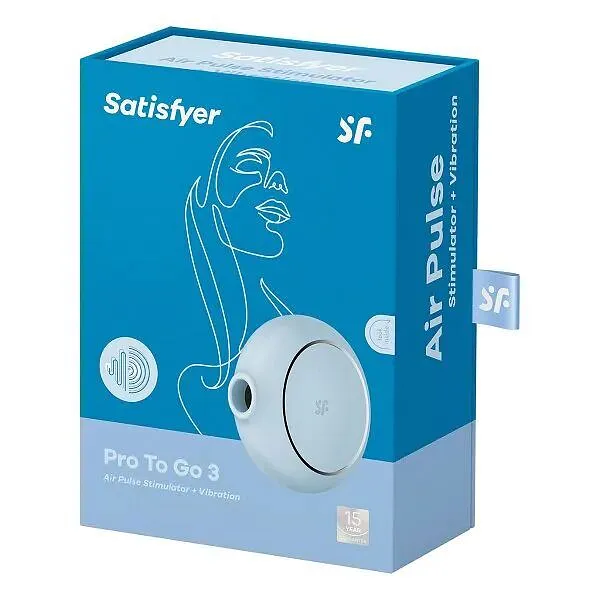 Вакуумний стимулятор із вібрацією Satisfyer Pro To Go 3