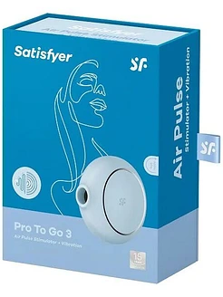 Вакуумний стимулятор із вібрацією Satisfyer Pro To Go 3