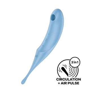 Вібратор для клітора з вакуумною стимуляцією Satisfyer Twirling Pro