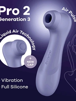Вакуумний кліторальний стимулятор Satisfyer Pro 2 Generation 3 with Liquid Air Lilac