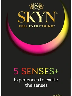 Безлатексні преміум-презервативи SKYN 5 Senses, 5 видів (5 шт)