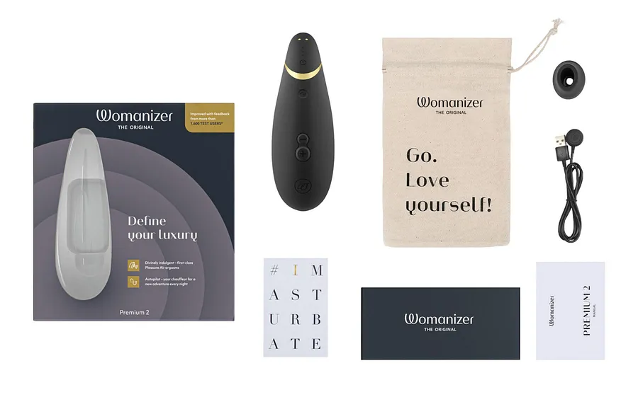 Вакуумний кліторальний стимулятор Womanizer Premium 2 -, функції Autopilot та Smart Silence