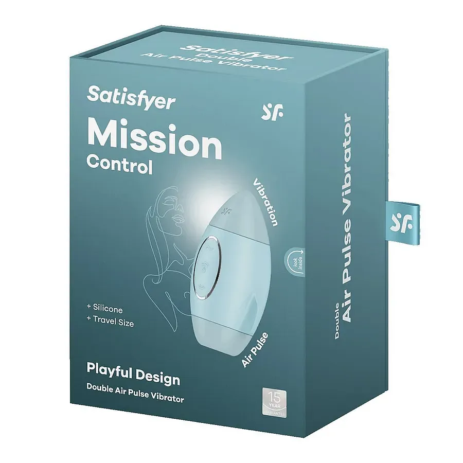 Вакуумний стимулятор з вібрацією Satisfyer Mission Control, 2 незалежні мотори