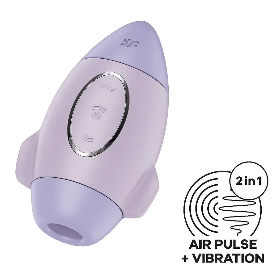Вакуумний стимулятор з вібрацією Satisfyer Mission Control, 2 незалежні мотори