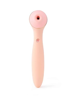 Вакуумний стимулятор з вібратором KISSTOY Polly Max Pink