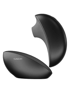 Вакуумний кліторальний смарт-стимулятор Svakom Pulse Galaxie Midnight Black, проєктор зоряного неба